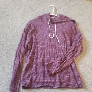 Striped Purple Hoodie